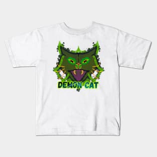 demon cat Kids T-Shirt